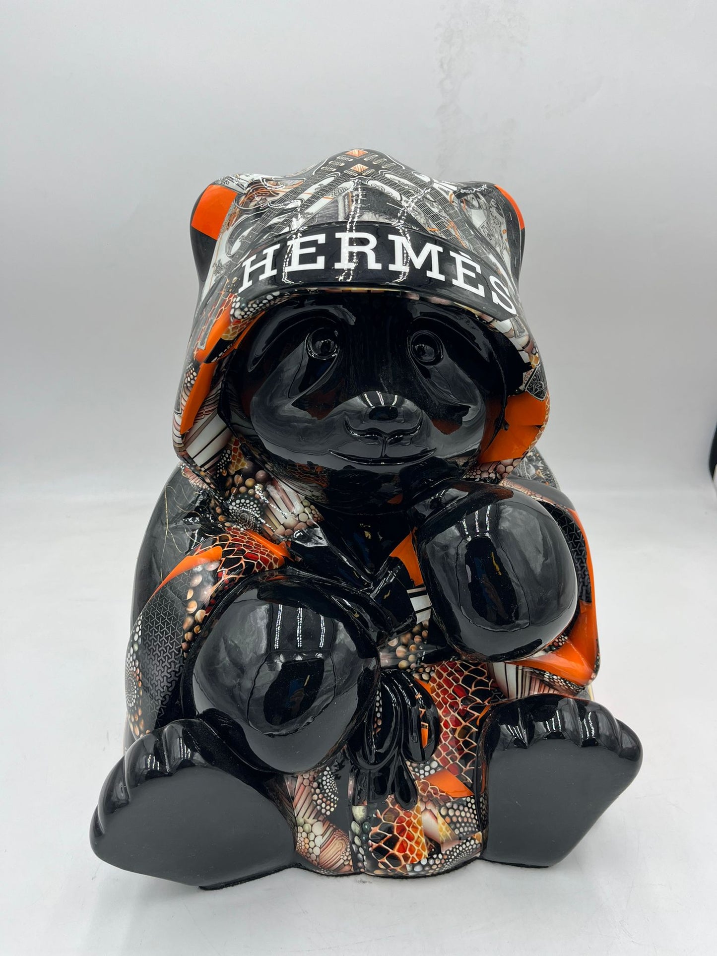 NAOR - 40cm H Tribute Caped Bear - Black