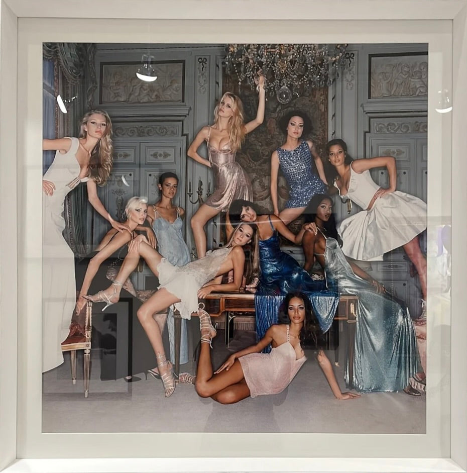 MICHEL C - The Queens, Supermodels in Versace, Vogue Italy