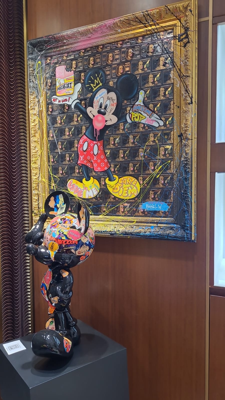 RAKEL W -Mickey Painting “Art is Life”