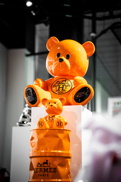 NAOR - 35cm Orange H Tribute Teddy