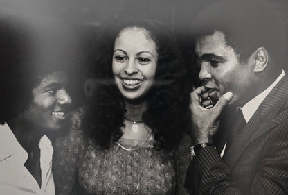 RON G - Michael Jackson and Muhammad Ali and wife, Veronica Parker Ali 1977