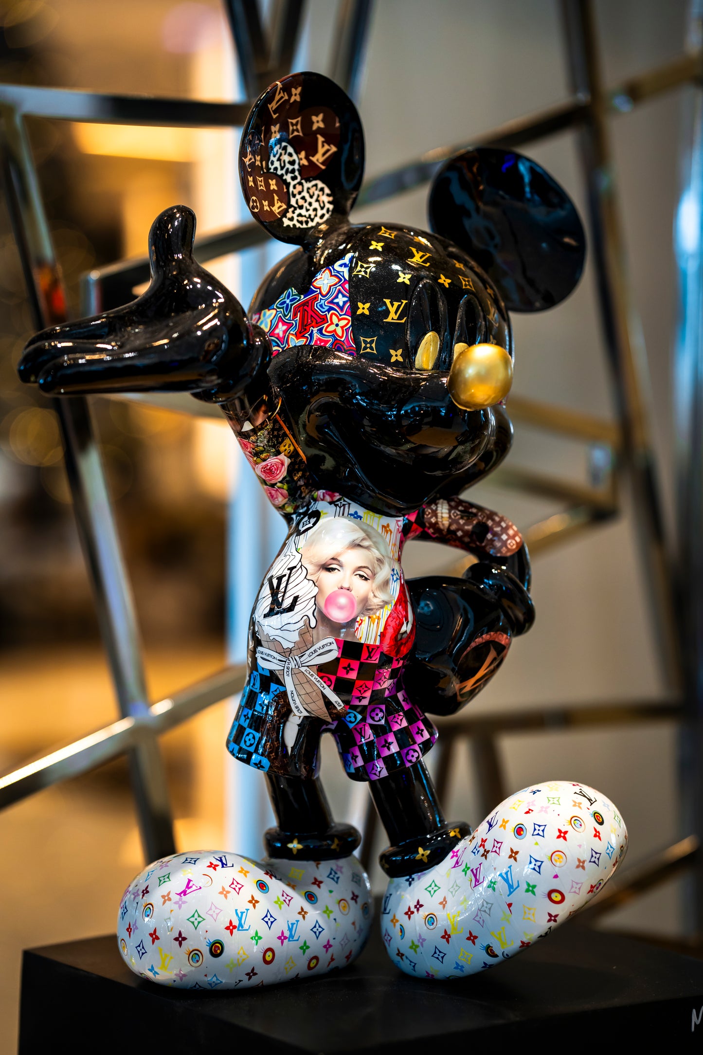 NAOR - 90cm Mickey Pop Art, LV Tribute