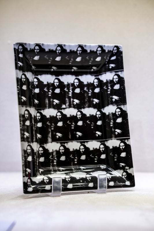 LIGNE BLANCHE - Mona Lisa Porcelain Tray by Andy Warhol