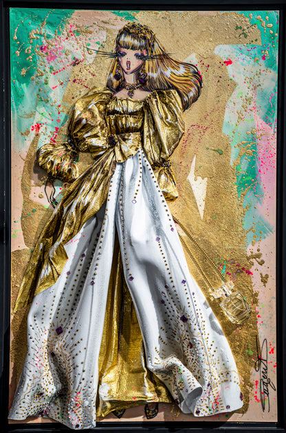 RACHEL B - Medium Doll 2022, Elie Saab Tribute - Elegance