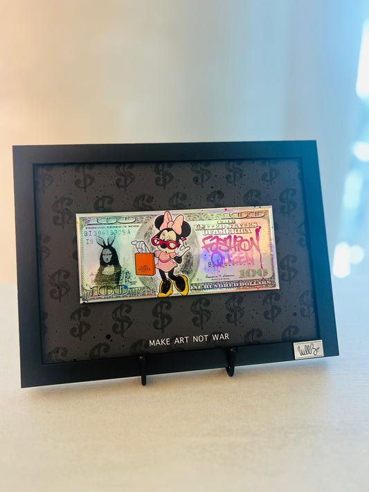 WILL B - Make Art Not War, Minnie Tribute