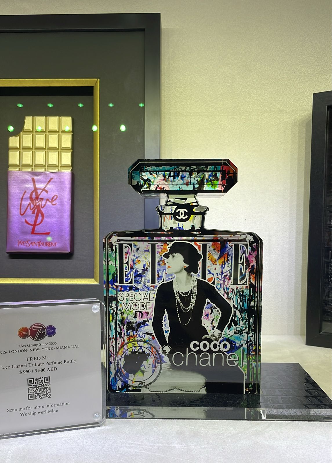 FRED M - Coco Chanel Tribute Perfume Bottle