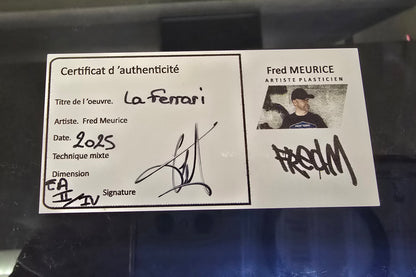 FRED M - Ferrari 3D sculpture