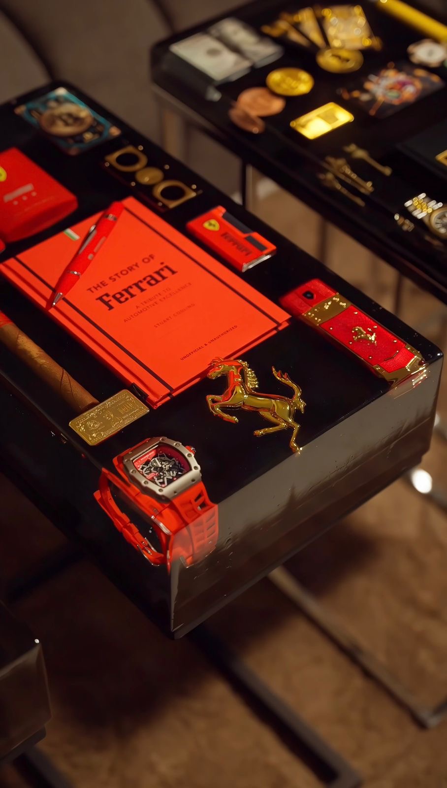 TINA S - Unique Success Table, Ferrari Tribute