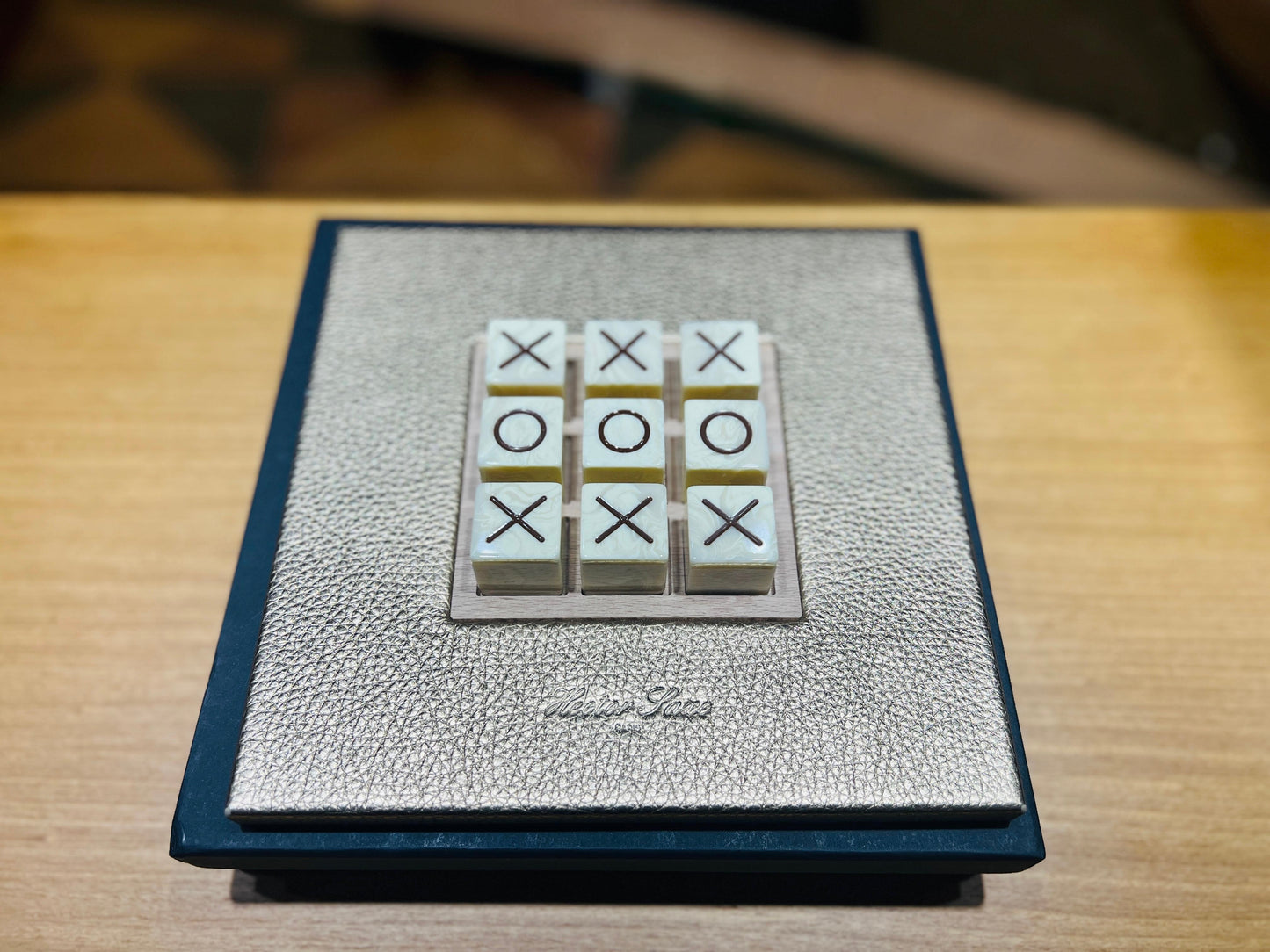 HECTOR SAXE Tic Tac Toe - GREY Galuchat