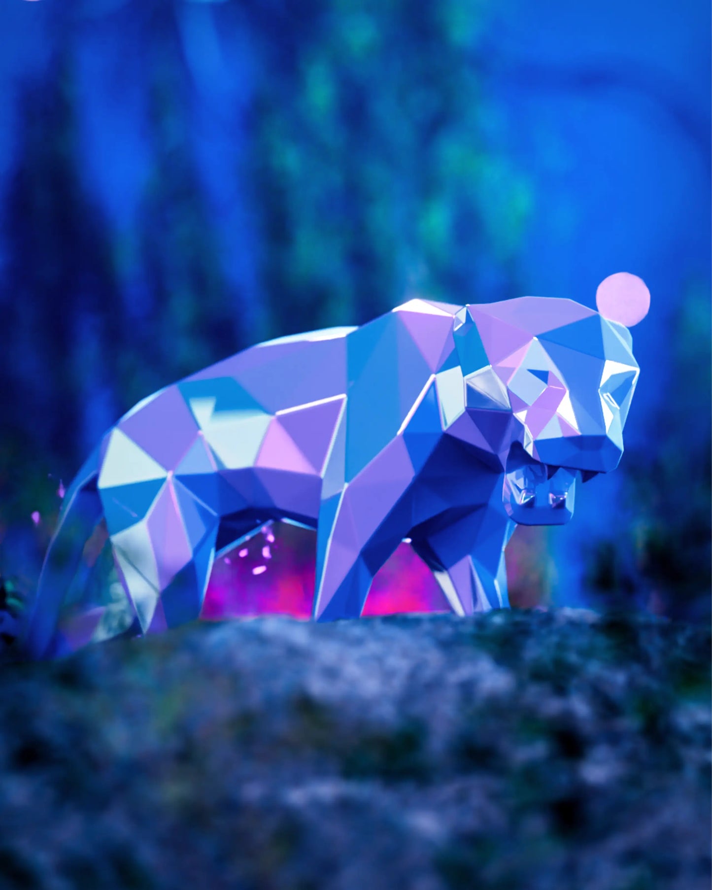 ORLINSKI - Panther, Blue Pearl