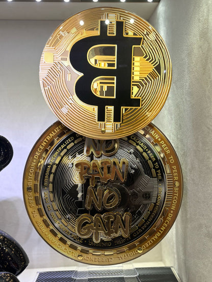 FRED M - Bitcoin Tribute Sculpture