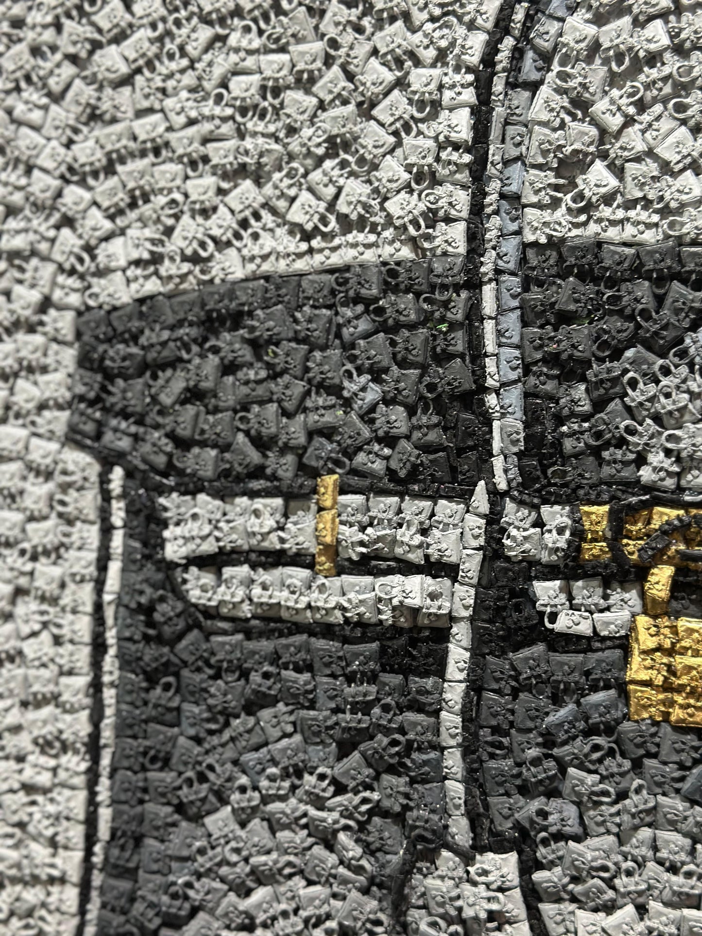 KEVIN CHAMPENY - Birkin Tribute Painting, Grey