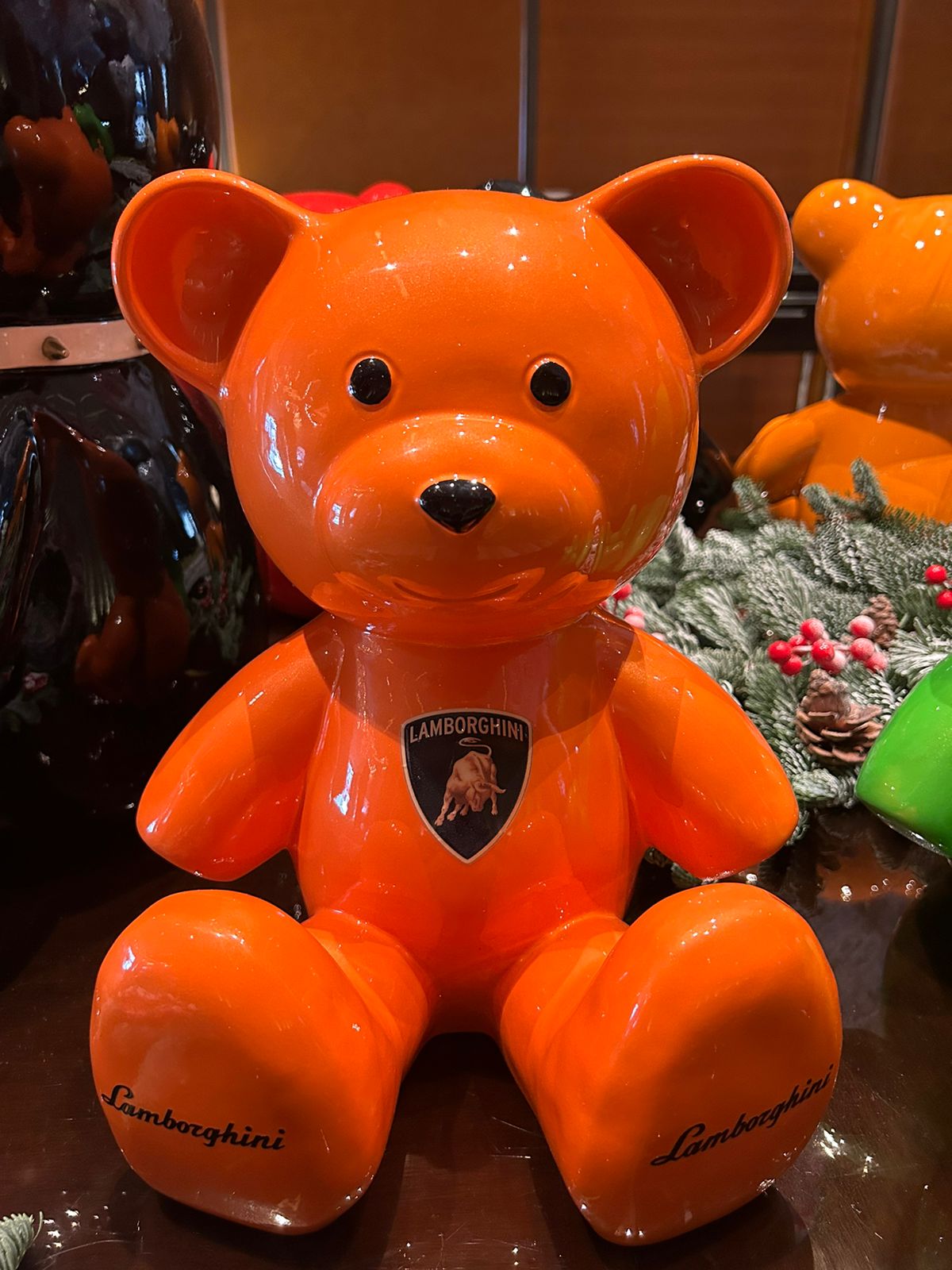 NAOR - 35cm Lamb Tribute Orange Teddy