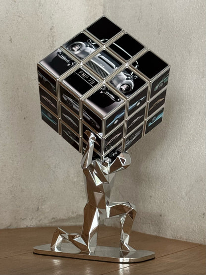 AURELIE ANGER - AArt's Cubes - Rubik Cube collage, Cars tribute