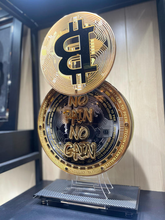 FRED M - Bitcoin Tribute Sculpture