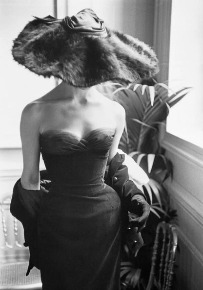 MARK S - Dior Gown with Fur Gat 1954