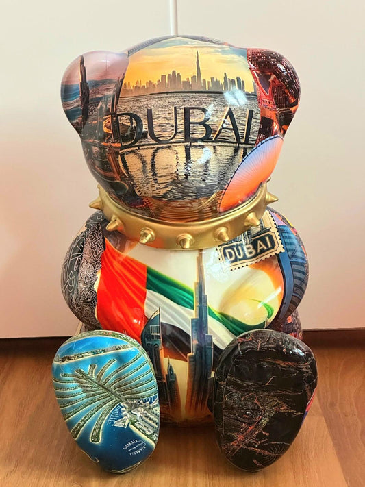 NAOR - 30cm Collage, Dubai Tribute Bear