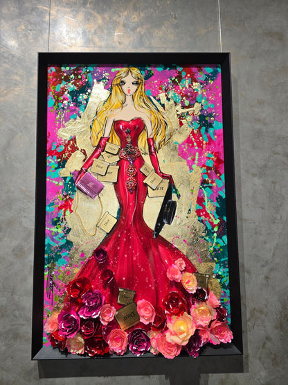 RACHEL B - Medium doll #41, CD Tribute - Diva Scarlett