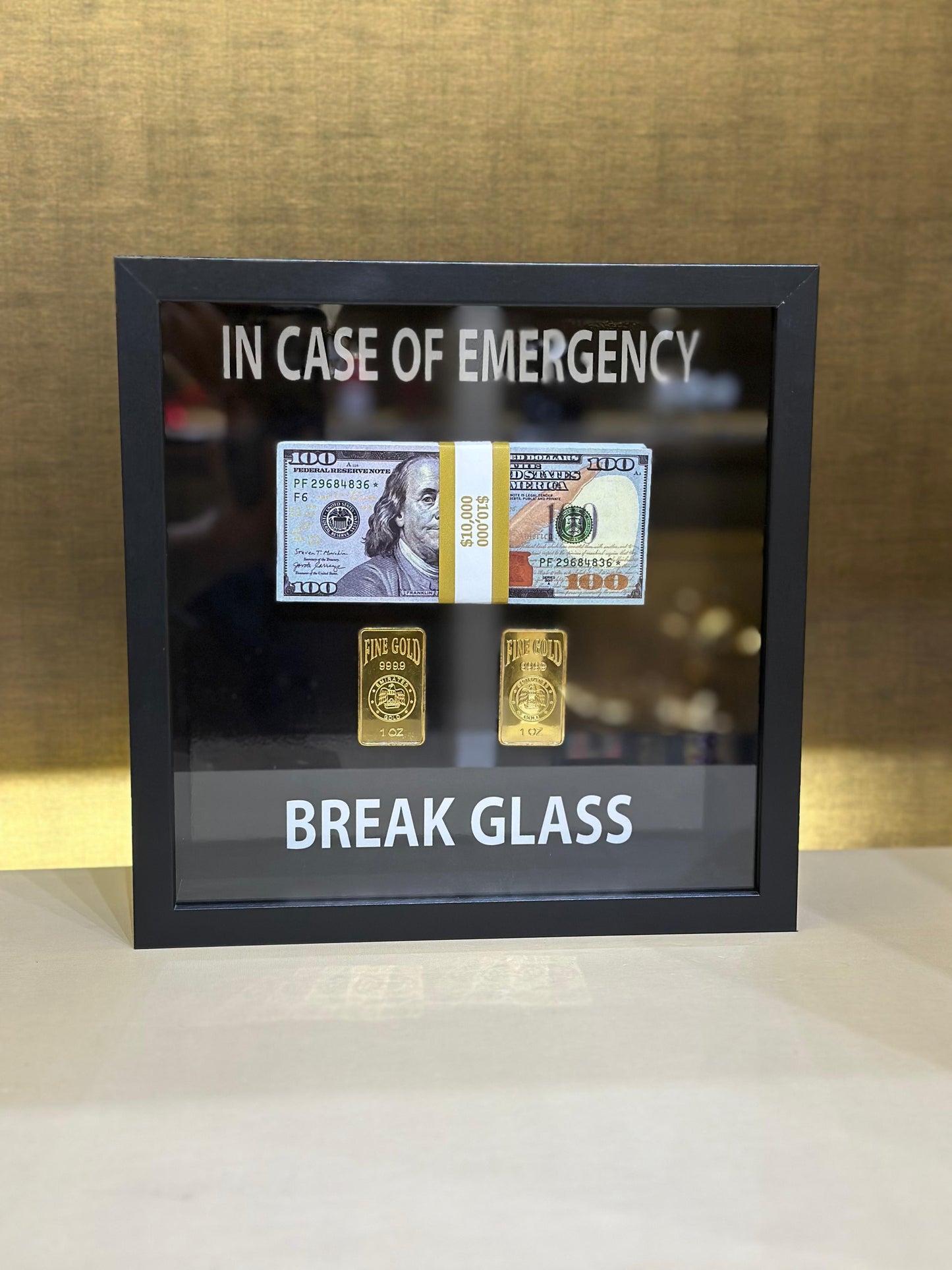 TINA S - In case of emergency, Dollars & Gold