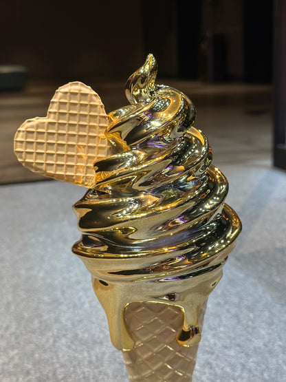 QUENZE - Chrome Ice cream - Gold