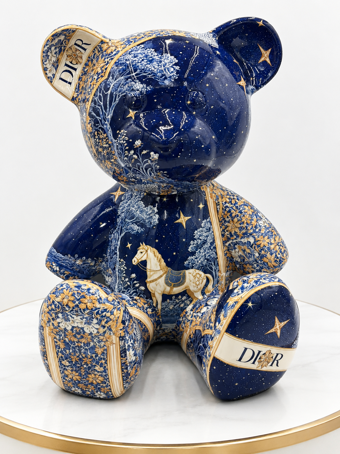 ARTBYNAOR - 35cm Collage CD Tribute Teddy