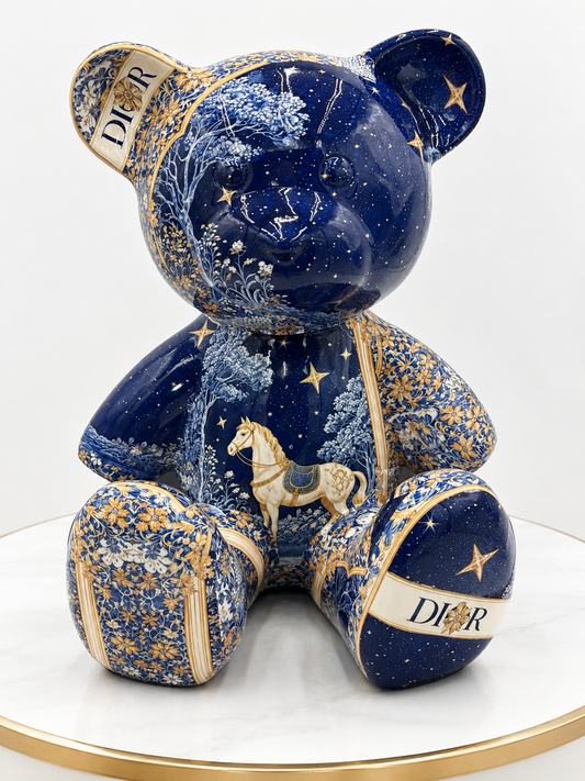 ARTBYNAOR - 35cm Collage CD Tribute Teddy