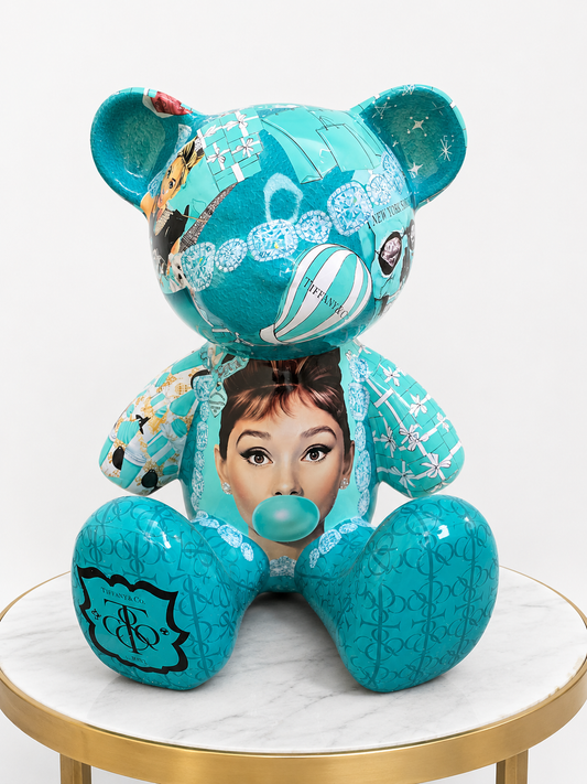 ARTBYNAOR - 35cm Tif Collage Teddy