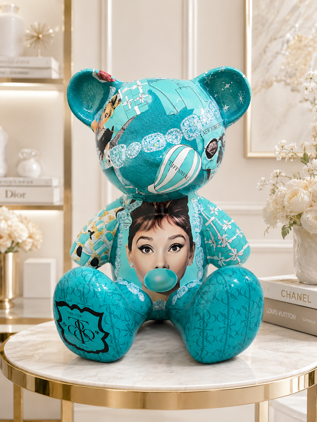 ARTBYNAOR - 35cm Tif Collage Teddy