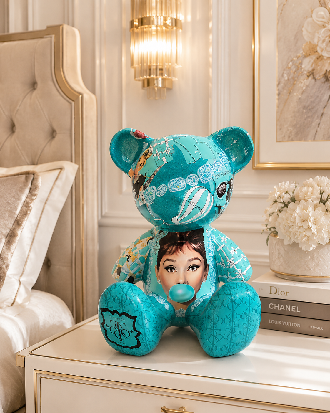 ARTBYNAOR - 35cm Tif Collage Teddy