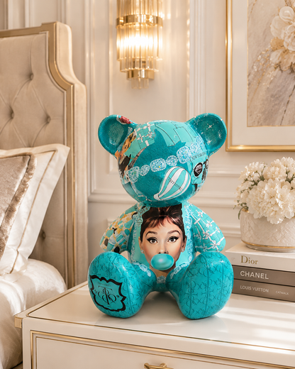ARTBYNAOR - 35cm Tif Collage Teddy