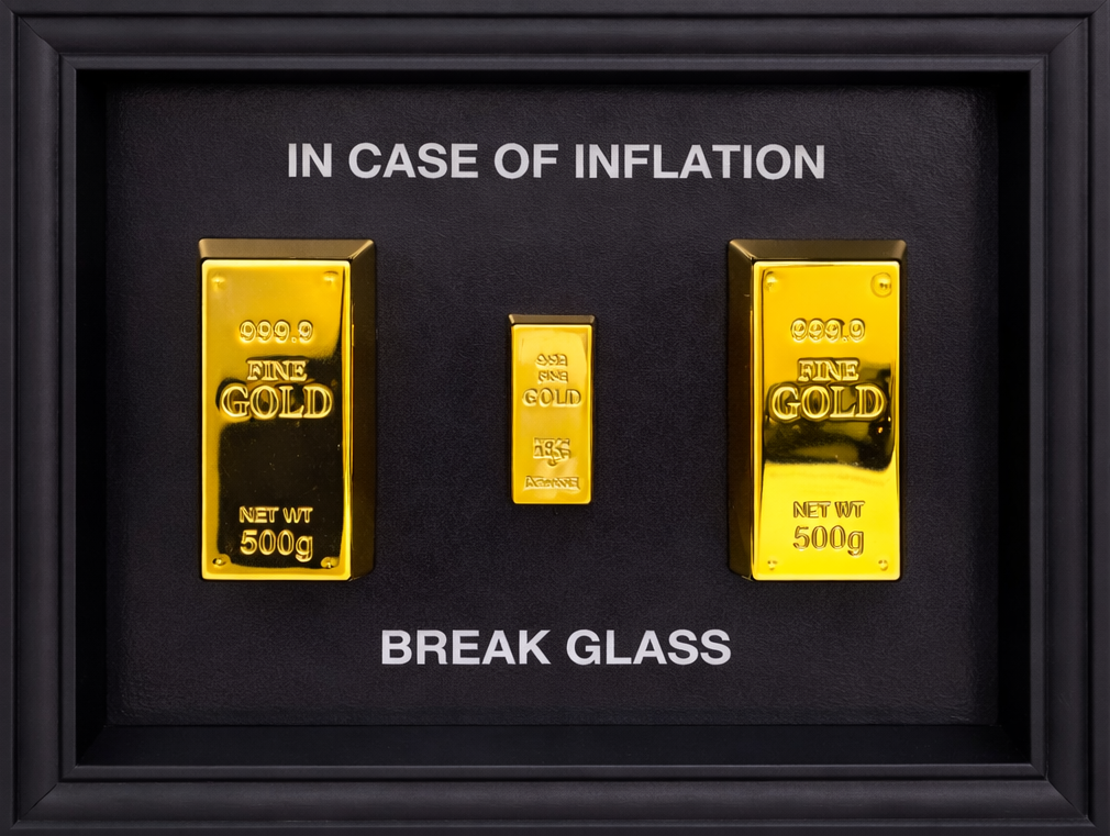 SASHIRY - In case of inflation, 3 gold bars