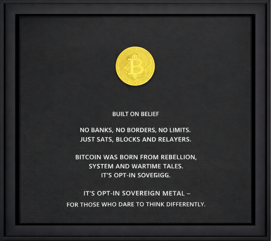 TINA S - Built on belief, Bitcoin