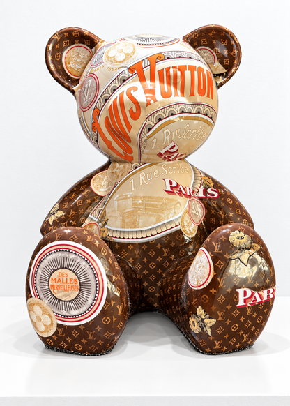 ARTBYNAOR - 35cm LV Collage Teddy