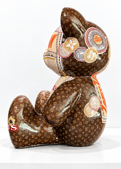 ARTBYNAOR - 35cm LV Collage Teddy