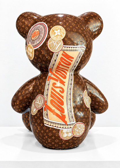 ARTBYNAOR - 35cm LV Collage Teddy