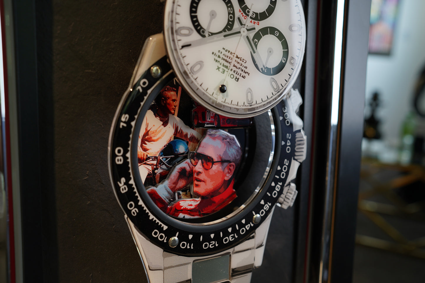 FRED M - Paul Newman, Luxury Rolex Tribute frame