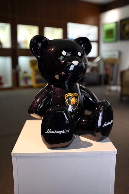 NAOR - 35cm Lambo Tribute, black white eyes Teddy