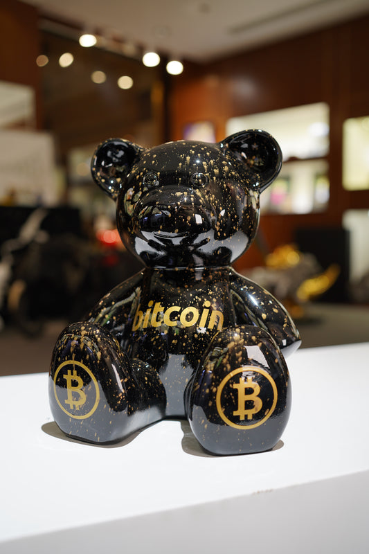 NAOR - 35cm Bitcoin Tribute, Brown Teddy