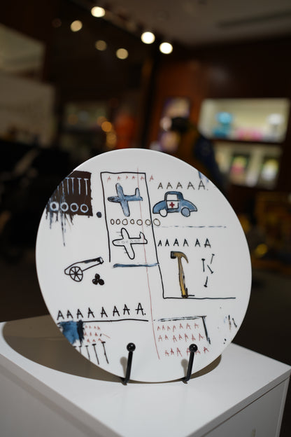 LIGNE BLANCHE - JM Basquiat AAA Large Plate