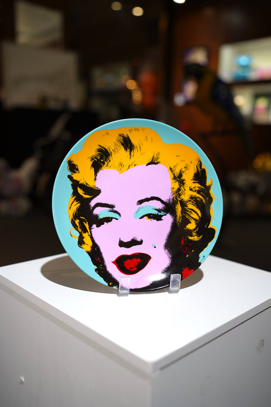 LIGNE BLANCHE - Marilyn Blue Plate by Andy Warhol