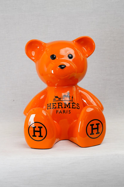 NAOR - 35cm Orange H Tribute Teddy