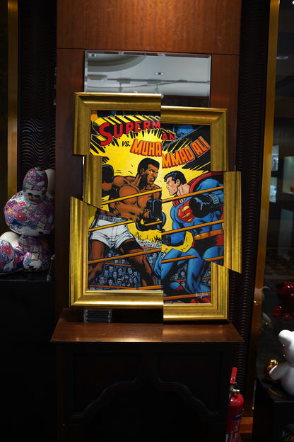 SANUJ -Ali VS. Superman Painting