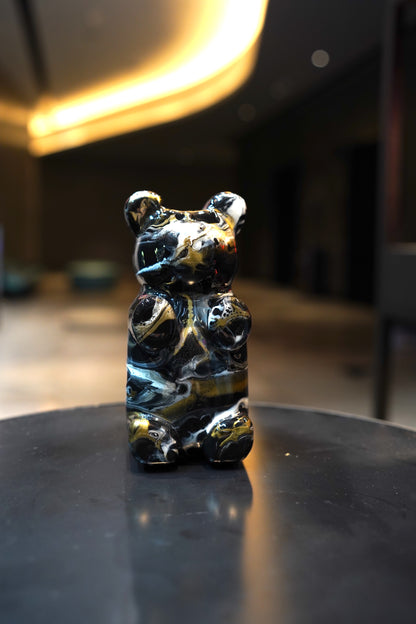 DANIELA - Black Marble Bear Design