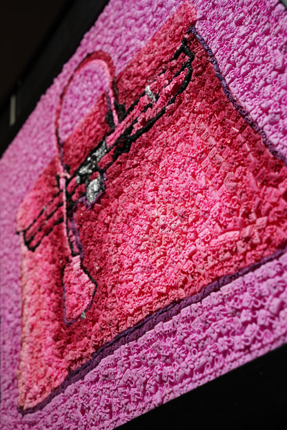 KEVIN CHAMPENY - Birkin Tribute Mosaic, Pink