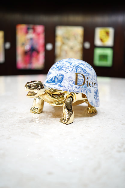 NAOR - 40cm Gold CD Tribute, Chromed Turtle