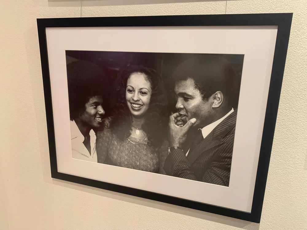 RON G - Michael Jackson and Muhammad Ali and wife, Veronica Parker Ali 1977