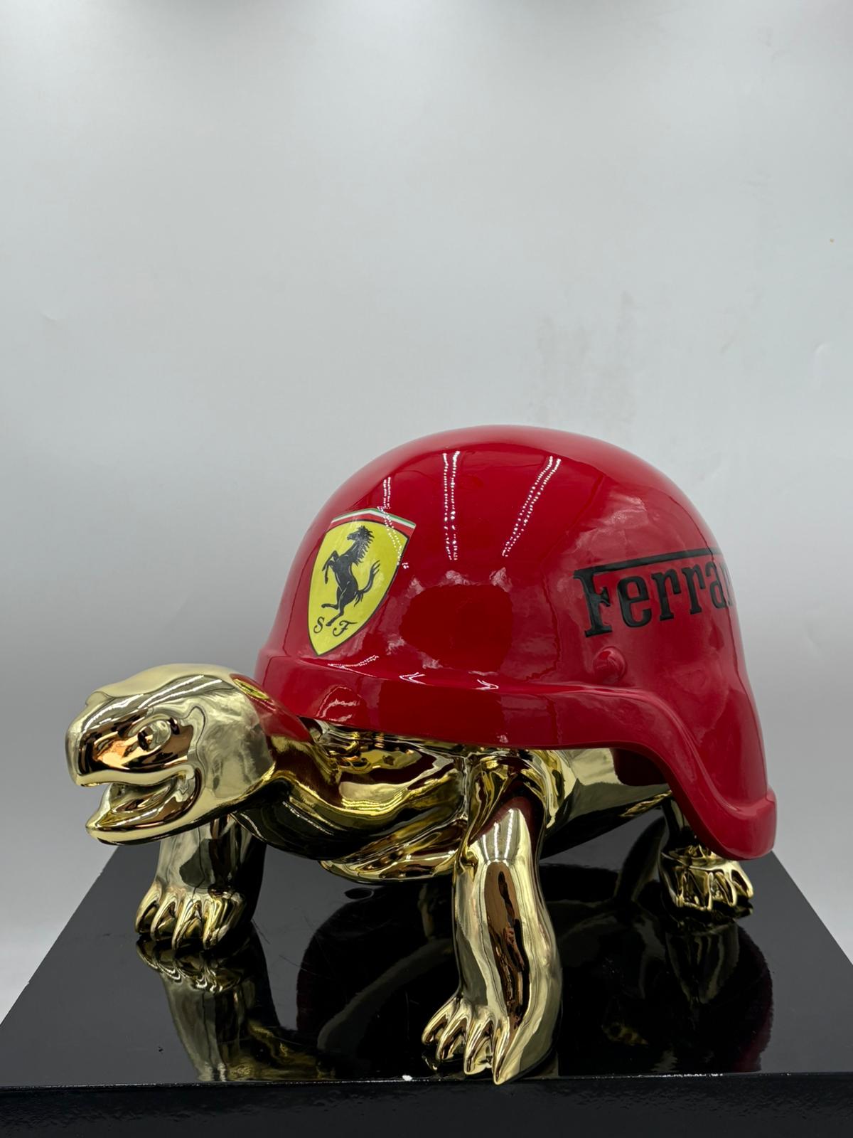 NAOR - 40cm Ferrari Tribute, Chromed Turtle