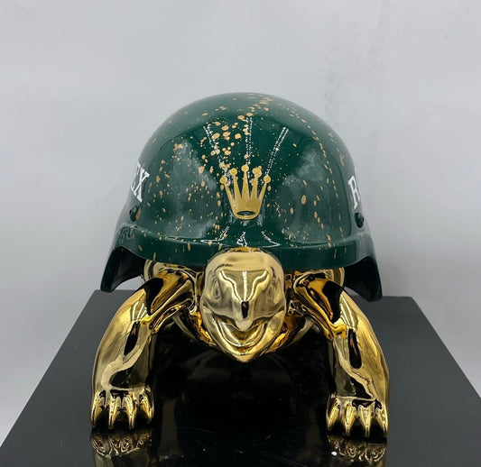 NAOR - 40cm Green and Gold Rx Tribute Turtle