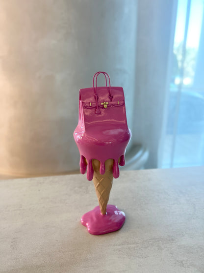 JULIE J - Melted Bag on Ice Cream, Pink