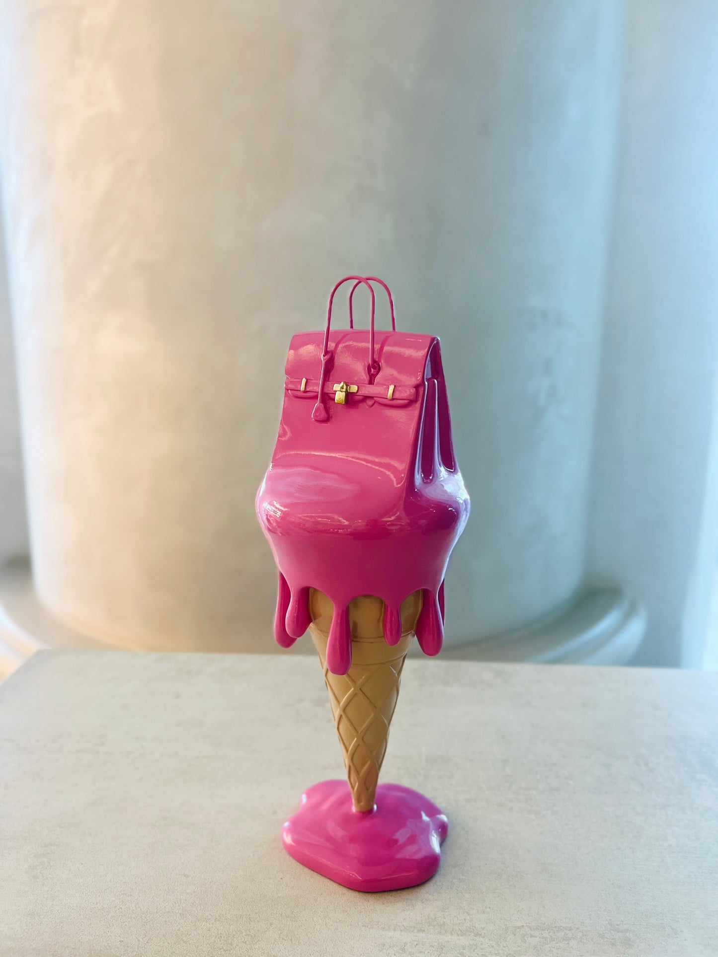 JULIE J - Melted Bag on Ice Cream, Pink